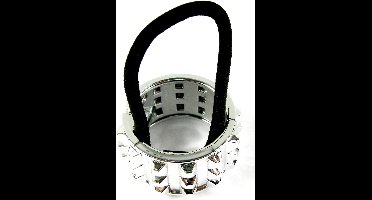 Staartklem zilver grote sterren