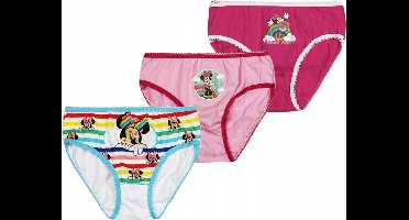 Disney Minnie Mouse - Onderbroeken set 3 stuks - 6-8 Jaar