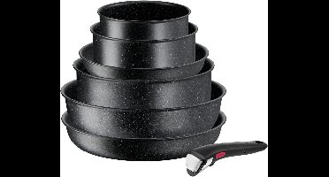 Tefal Ingenio L39987 Black Stone 7-delige set - inductie