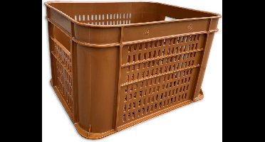 Lynx Fietskrat - Kunststof - 30L Bruin