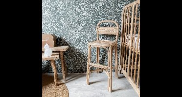 Rotan kinderstoel Luc - Hoge eetkamerstoel