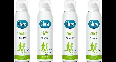 Odorex Deo Spray - Natural Fresh - 4 x 150 ml