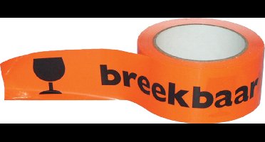 SendProof® - Markeringstape - PVC - 50mm - 66m - fluor/oranje - 1 stuks