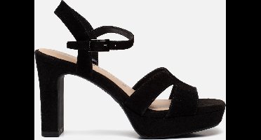 Tamaris Sandalen zwart Leer - Dames - Maat 36