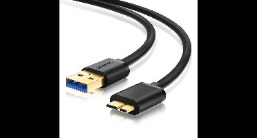 UGREEN USB naar Micro B Data en Laadkabel 10W 5Gbps 0.5M Zwart