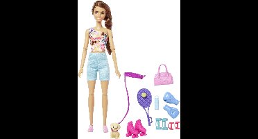Barbie Outdoor Welzijnspop - Roze - Barbie pop