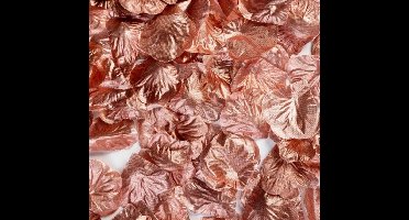 500 Valentijn luxe rozen blaadjes metallic rosé goud.