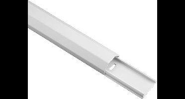 Goobay aluminium kabelgoot - 110 x 3,3 cm / wit
