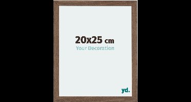 Your Decoration - Fotolijst 20x25 cm - MDF - Walnoot Donker - Mura