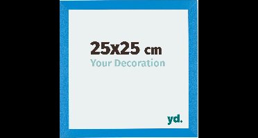 Your Decoration - Fotolijst 25x25 cm - MDF - Helder Blauw - Mura