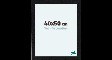 Your Decoration - Fotolijst 40x50 cm - MDF - Zwart Mat - Como