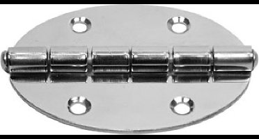Scharnier 56 x 78 mm RVS-304 (A2)