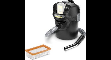 Kärcher AD 2 Battery As- en Droogzuiger - Excl. accu en lader - 18 V - 14 liter - Vlamvertragend - ReBoost Filterreiniging