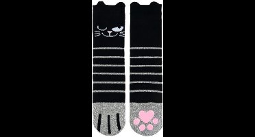 Sokken - Ed the Cat - Glittersokken - 36-42 - Anti slip - Gratis verzonden