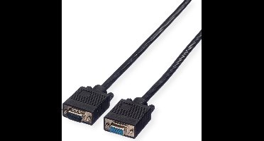 ROLINE SVGA kabel HD15 M/F, 6 m