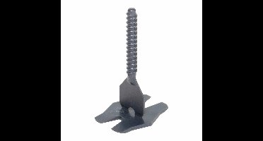 Niveausysteem Rubi Cyclone 35937 Basis 1 mm Plat (100 Stuks)