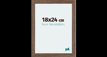 Your Decoration - Fotolijst 18x24 cm - MDF - Walnoot Donker - Mura