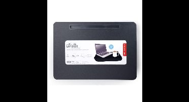 Kikkerland iBed Tablethouder XL – Tabletaccessoires – Laptopstandaard –Thuiswerken – Film kijken in bed of op de bank – Ideaal voor op reis – Zwart