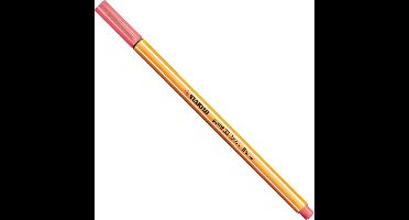 STABILO point 88 - Fineliner 0,4 mm - Neon Rood - per stuk