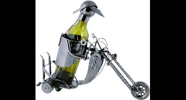 Out of the Blue - wijnstandaard - metaal - motor rijder - trike