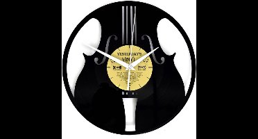 Vinyl Klok Viool - Gemaakt Van Een Gerecyclede Plaat