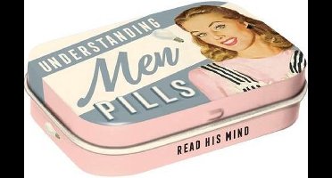 Mint box Understanding Men | Nostalgic Art pepermuntdoosje 4 x 6 cm