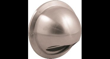 Nedco bolrooster met Gaas - muurrooster - RVS - Ø150 mm