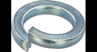 Hoenderdaal Veerring staal verzinkt M16 din 127  - doos à 100 stuks
