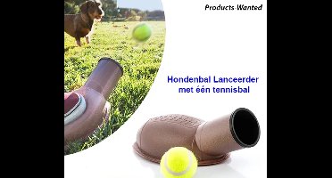 Hondenbal Lanceerder met één Tennisbal