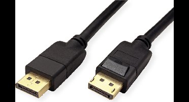 ROLINE GREEN DisplayPort-kabel, v1.4, DP M - M, zwart, 2 m