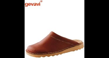 Leren muil Gevavi bruin - cognac - 43