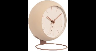 Karlsson Tafelklok Nirvana Globe - Bruin - Ø21cm -