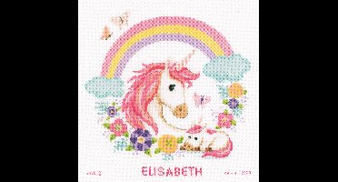 borduurpakket PN0187458 moeder en baby eenhoorn, geboorte