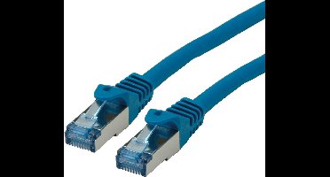 ROLINE Patchkabel Cat.6A S/FTP (PiMF), Component Level, LSOH, blauw, 1,5 m