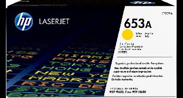HP 653A originele gele LaserJet tonercartridge