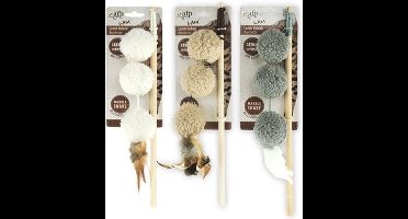 AFP Lambswool-Lamb Kebab Wand Catnip Speelgoed voor katten - Kattenspeelgoed - Kattenspeeltjes