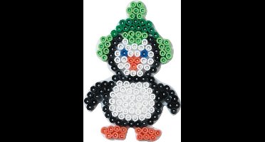 Hama Strijkkralen grondplaat pinguïn - Winter & Kerst decoratie voor kinderen