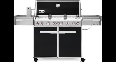 Weber Summit E-670 Black - Met GBS Grillrooster - Sear Station Brander