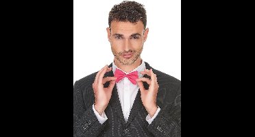 Vegaoo - Roze vlinderdas voor volwassenen