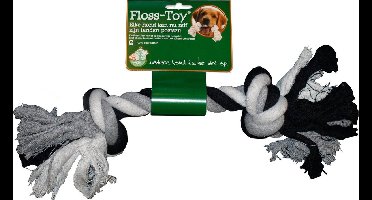 Gebr de Boon flosstoy zwart wit groot