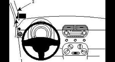 Proclip Fiat 500 (USA) 12-15 Left mount
