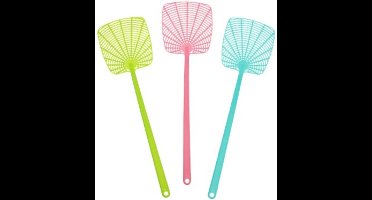 Ophangbare Kunststof Vliegenmepper Set - 3 stuks