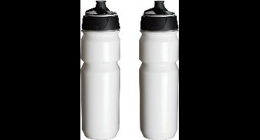 2 x Tacx Shanti Drinkbus 750 ml - Wit - Bidon - Drinkfles