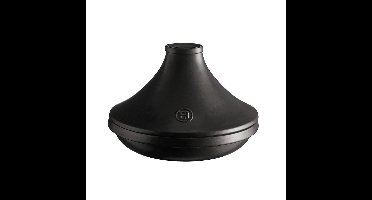 ​Emile Henry Tajine Delight - Zwart - Ø 27.5 cm / 1,85 liter - Keramische Stoofpot / Slowcooker - Geschikt voor Inductie, Gas, Elektrisch, Halogeen, Keramisch, Oven en Magnetron - Ideaal voor Authentieke Marokkaanse Gerechten - Vaatwasserbestendig​