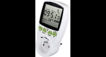 Stopcontact-schakelklok Digitaal Weekprogramma 3680 W IP20 Countdown-functie, Toevalsfunctie Renkforce 1289404