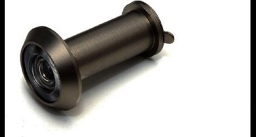 Dulimex DRS 166B Deurspion deurdikte 35-56mm met afsluitklepje RVS finish 0120.100.0166