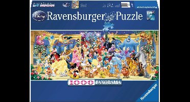 Ravensburger Panorama Puzzel Disney Groepsfoto - Legpuzzel - 1000 stukjes