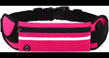 Hardlooptasje telefoon heuptasje sport running - Roze