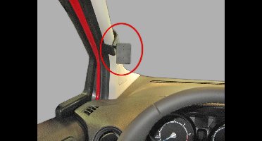 Brodit ProClip houder geschikt voor Ford Transit Courier 2014-2018 Left mount