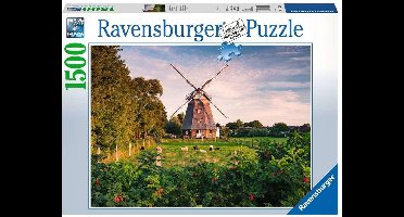 Ravensburger puzzel Windmolen aan de Oostzee - Legpuzzel - 1500 stukjes